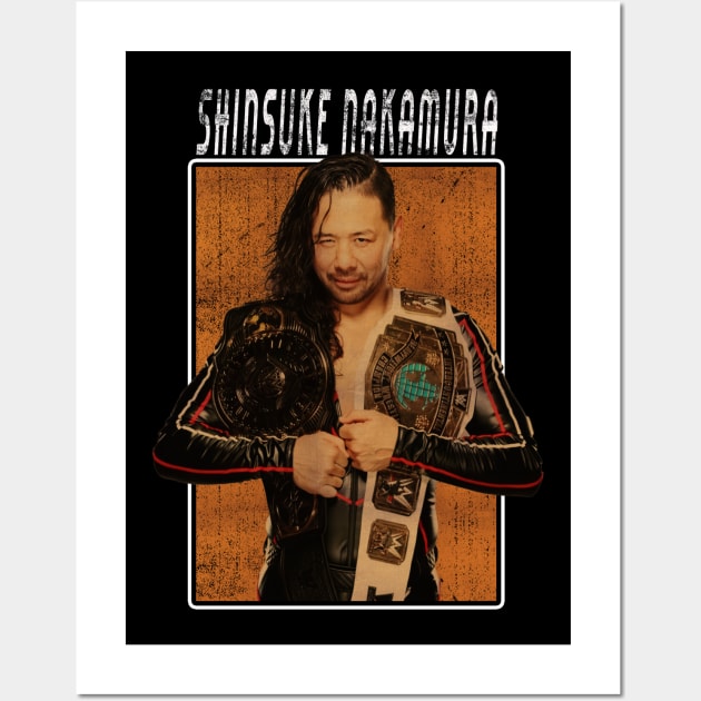 Vintage Wwe Shinsuke Nakamura Wall Art by The Gandol